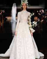 Turtleneck Wedding Dresses with Sleeves